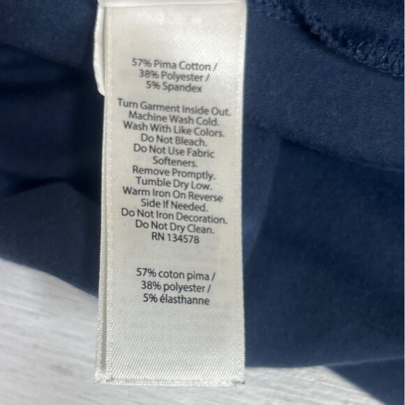 Vineyard Vines Half Zip Pullover Mens XL Blue Pima Cotton - Picture 7 of 7